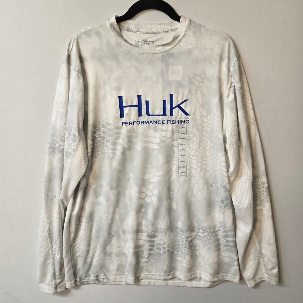 HUK Performance Fishing Kryptek Icon Long Sleeve Shirt - Men's Size L